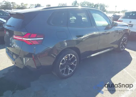 2025 BMW X3 30 xDrive из США, поврежденный, VIN 5UX53GP09S9040103